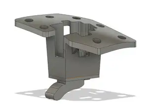 BMW X6 F16 rear seat back upper hook
