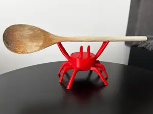 Crab spoon rest