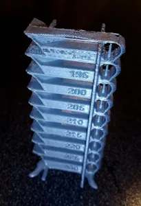Rigid Compact Temperature Calibration Tower with Cross Beams (170-265°C)