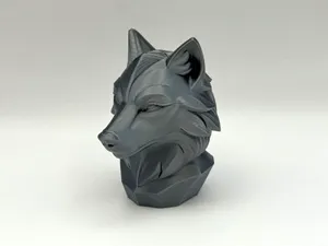 Wolf Bust Decor