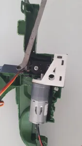 Block for the engine and rear body for RC tractor 1:16