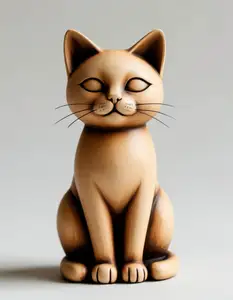 Statuette of a cat