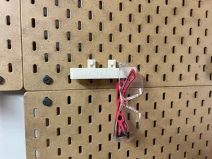 Ikea Skadis Safety Glasses Holder