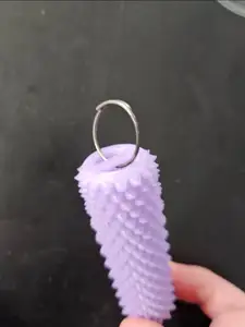 spiky clicky stim toy keychain cap by DrJones