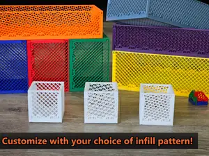 Fast-Printing Infill Boxes (Stackable)