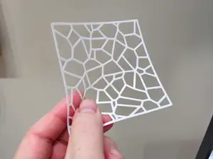 Reusable and Stylish Voronoi Toilet Paper Sheet for Camping