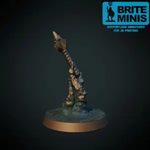 Spiritual weapon - mace (Supportless, FDM-friendly)