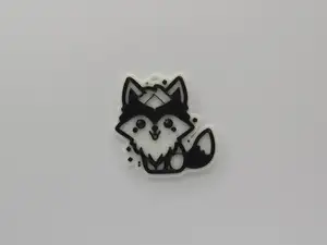 Cute Wolf Keychain