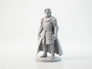 Jamie Medieval Knight Figurine 3D Printable