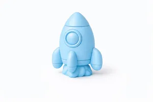 Cute Mini Rocket – 3D Printable Space Decor