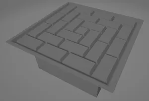 DragonBlock: Brick Floor Flat Inlayed (Dungeon Block)