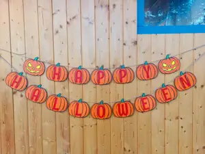 Happy Halloween banner double sided