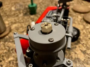 Metal Rear Axle for OpenRC Tractor