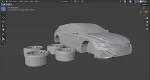 Low Poly 2024 Volkswagen Arteon Estate