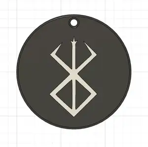Berserk Sacrifice Symbol Keychain