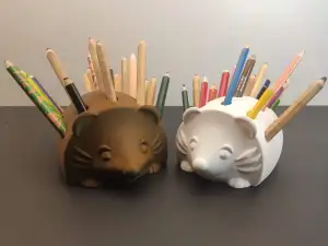 Crayon hedgehog