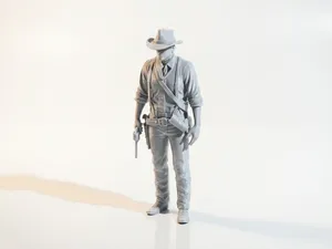 Arthur Morgan Figurine Gaming Collectible 3D Printable