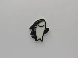 Cute Happy Shark Keychain