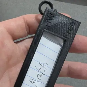 Back to School Homework Reminder Key Chain