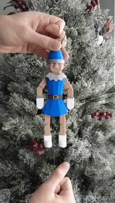 Pull-String Elf (print in place + assembly)
