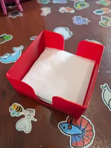 box for napkins siz 120*120mm