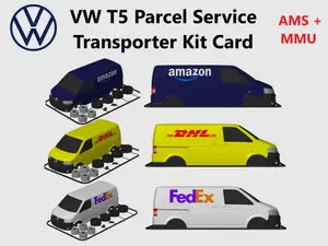 VW T5 Parcel Service Transporter Kit Card (AMS / MMU)