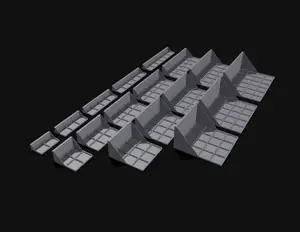Honeycomb storage wall (HWS) gridfinity shelves