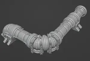 Grimdark terrain pipelines for wargaming, Warhammer 40k etc.
