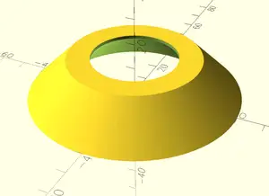 PASTA lite adapter for spools with larger inner diameter