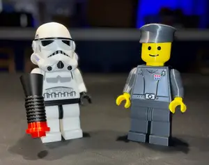 Star Wars Stormtrooper & Captain Brick MegaFigures (5:1 Scale)