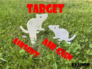 Terč krysa, target rat, Airsoft, Air gun