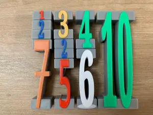 Numbers for numeration for elementary school