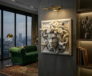 Classical Medusa Gorgon Wall Relief