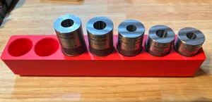 Gridfinity Reloading Tool Holder Block for L.E. Wilson Case Gauges