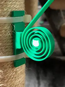 Print in Place Spiral Cat Toy for Scratching Post