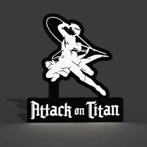 Levi Ackerman AOT Lightbox LED Lamp