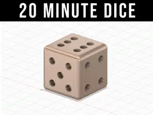 Simple Dice for Board Games (fast print)