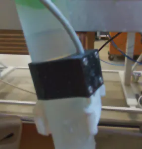 pvc pipe holder + button holder