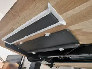 Under desk keyboard holder for Logitech MX Keys