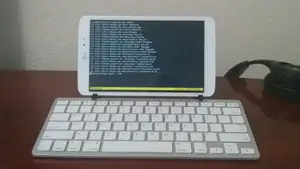 Clip-on Tablet Stand for a Bluetooth Keyboard