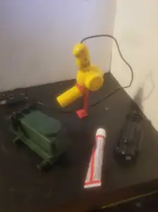 FHW: Mini Hair Dryer stand with bonus brush stand