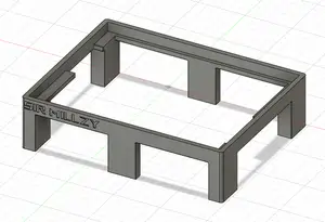 S400 Mini-ITX Case - (Inspired by FormD) Better Airflow Vertical Stand DO NOT USE TOO WEAK USE OTHER MODEL ON PROFILE