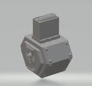 FHW: Drum magazine with logo and bolter shells