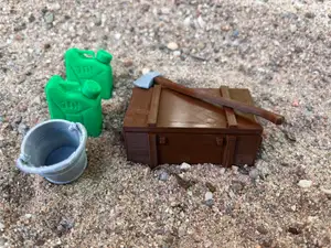 Armadní bedna 1:10 a 1:12, RC car, miniature, diorama