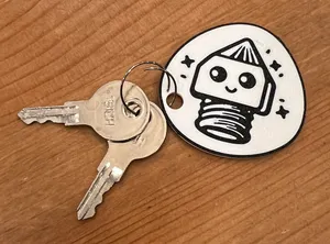 Noozle: Patron Saint of 3D Printing (Keychain)