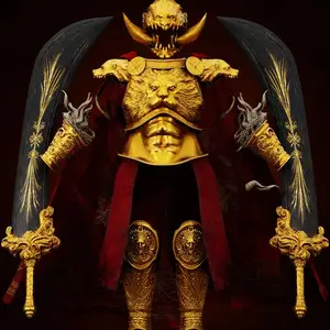 ULTIMATE PROMISED CONSORT RADAHN ARMOR AND SWORDS SET life size cosplay package - Elden Ring Shadow of the Erdtree Fan Art