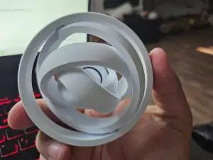 7-ring gyro spinner fidget