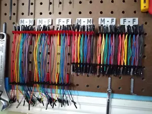 Pegboard Modular Jumper Wire Organizer