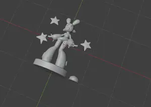 Alien figurine model