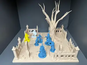 cemetery, terrain for dungeons and dragons DND